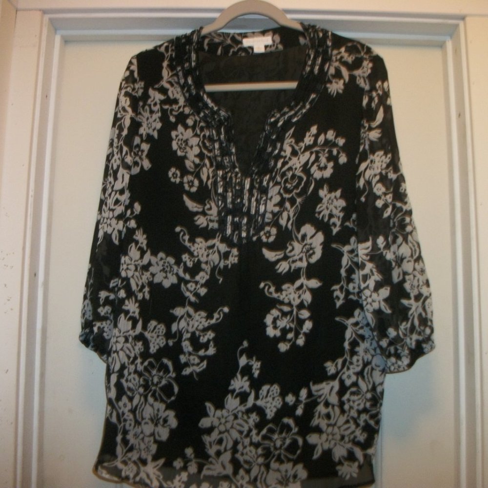 CREPEY TUNIC DRAPEY ROMANCE BLOUSE 14